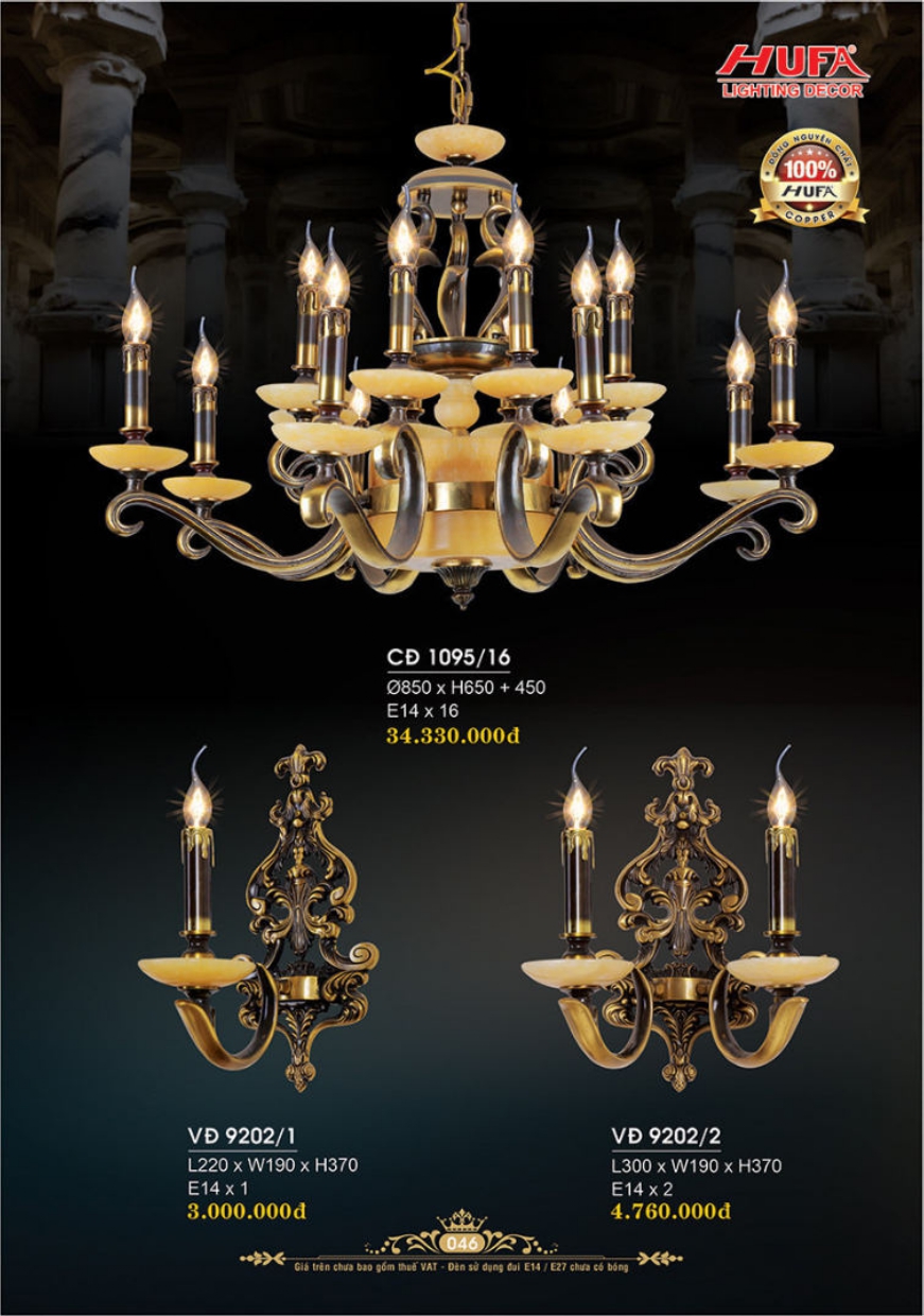 Bảng giá đèn trang trí HUFA